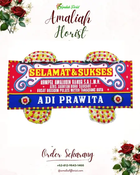 Papan Bunga Ucapan Selamat Kemangkon